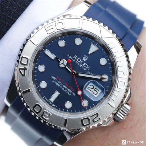 bracelet caoutchouc rolex yacht master|rolex yacht master watch.